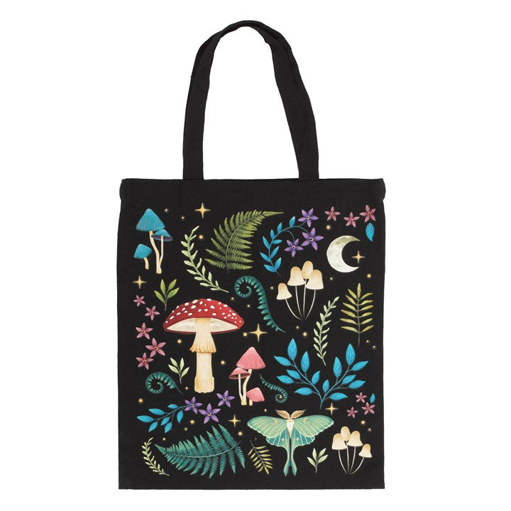 Dark Forest Print Polycotton Tote Bag (6/24)
