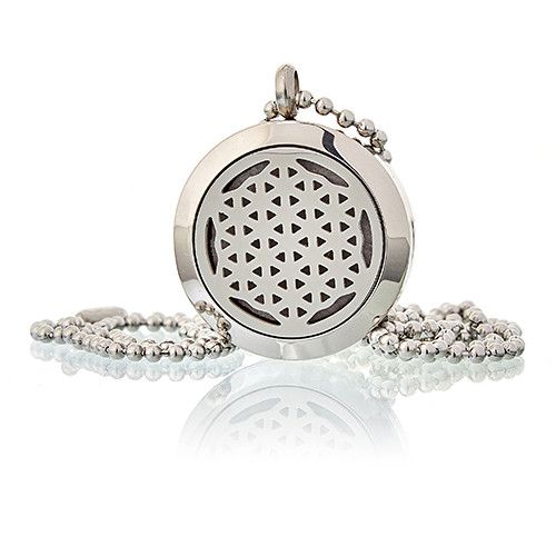 Fragrance Diffuser Necklace - Flower of Life 25mm