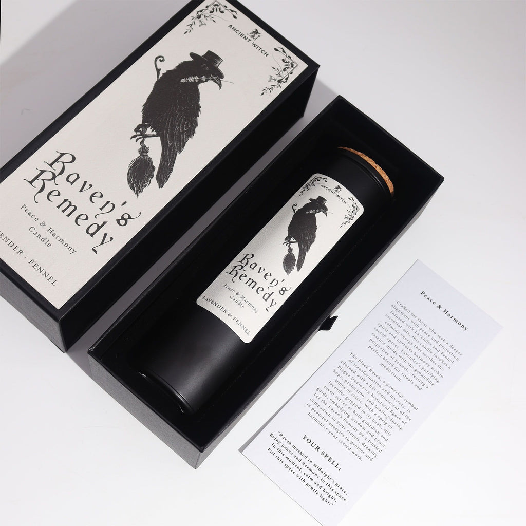 Ravens' Remedy Scented Candle - Lavender & Fennel