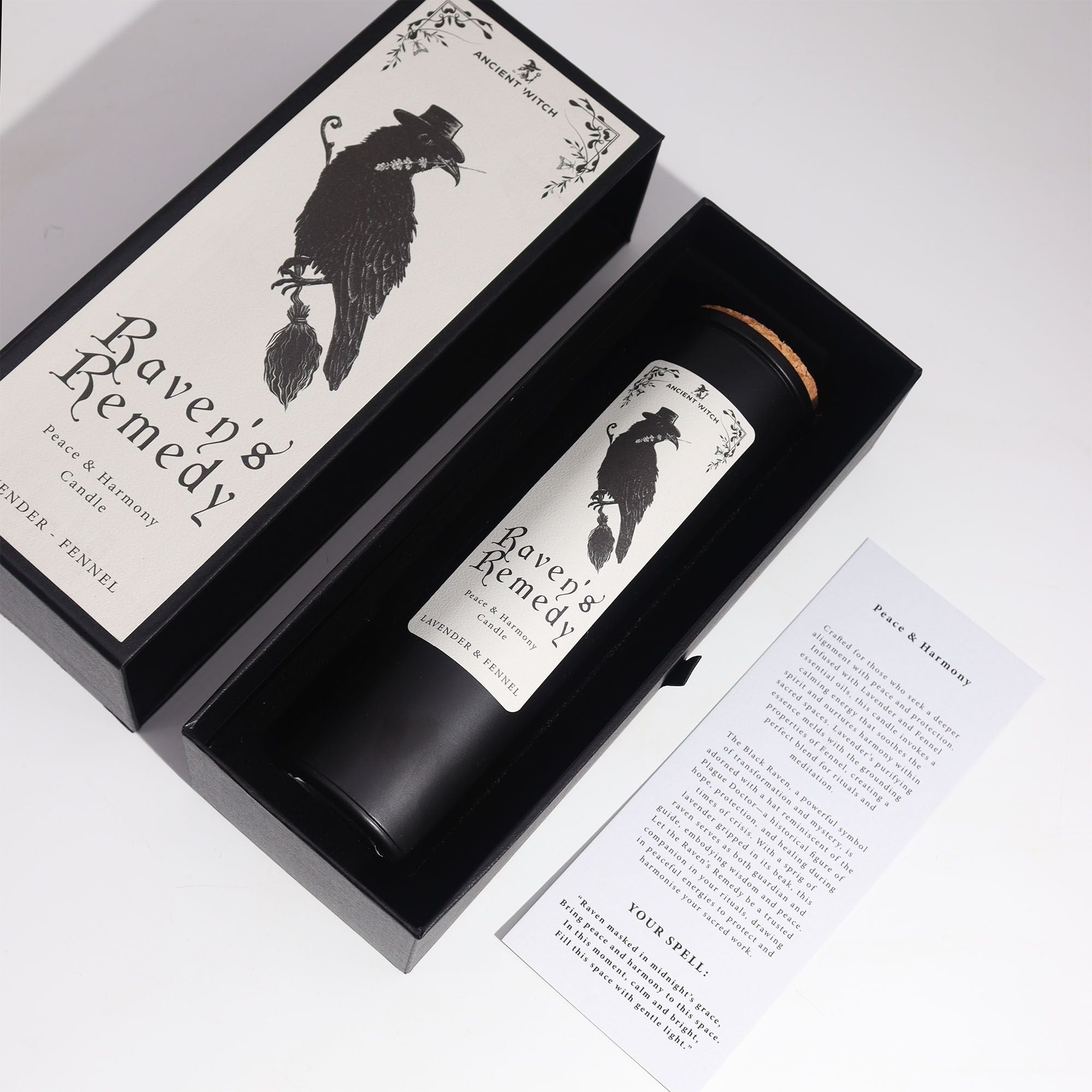 Ravens' Remedy Scented Candle - Lavender & Fennel