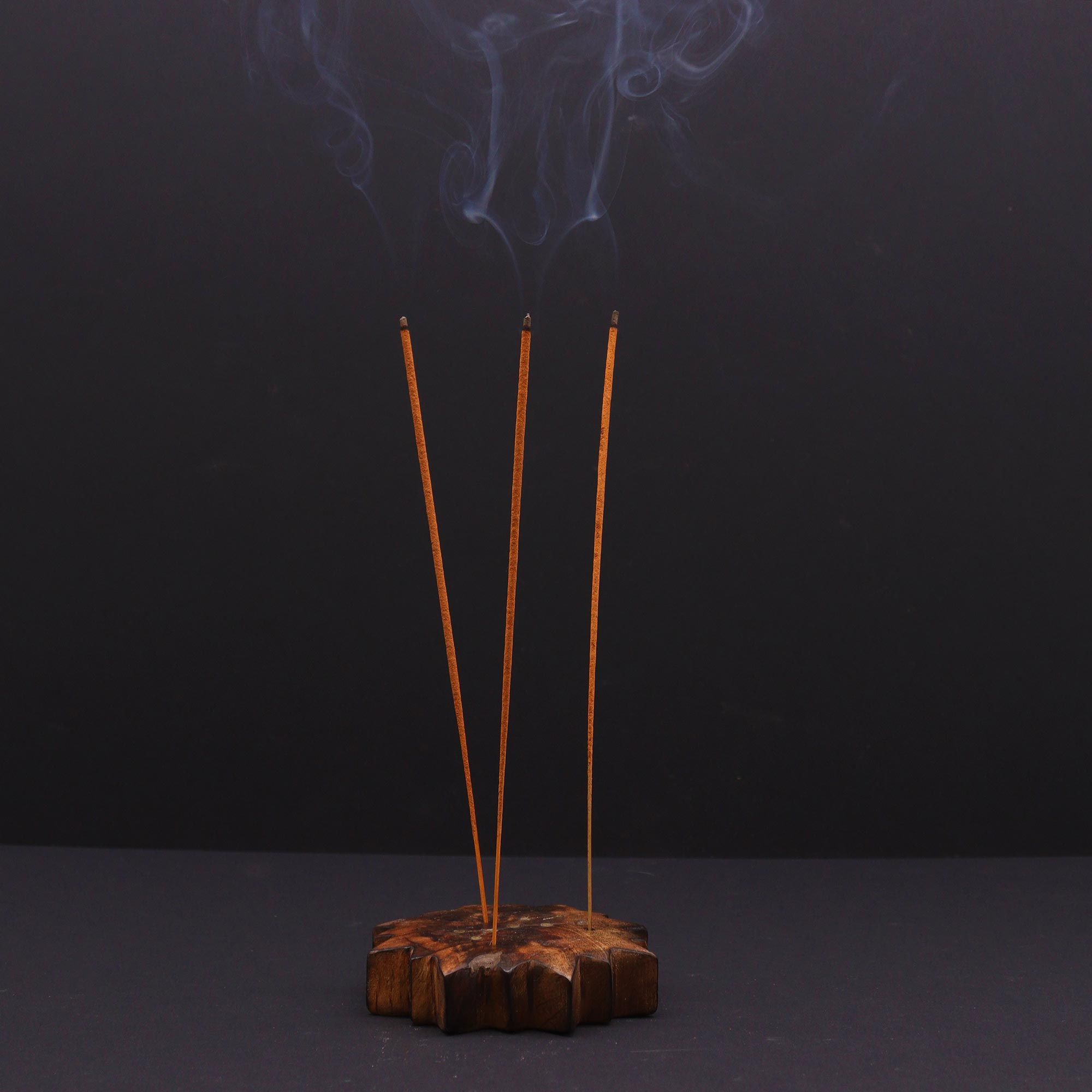 Engraved and Brass Zodiac Sign Incense Burner - Sun