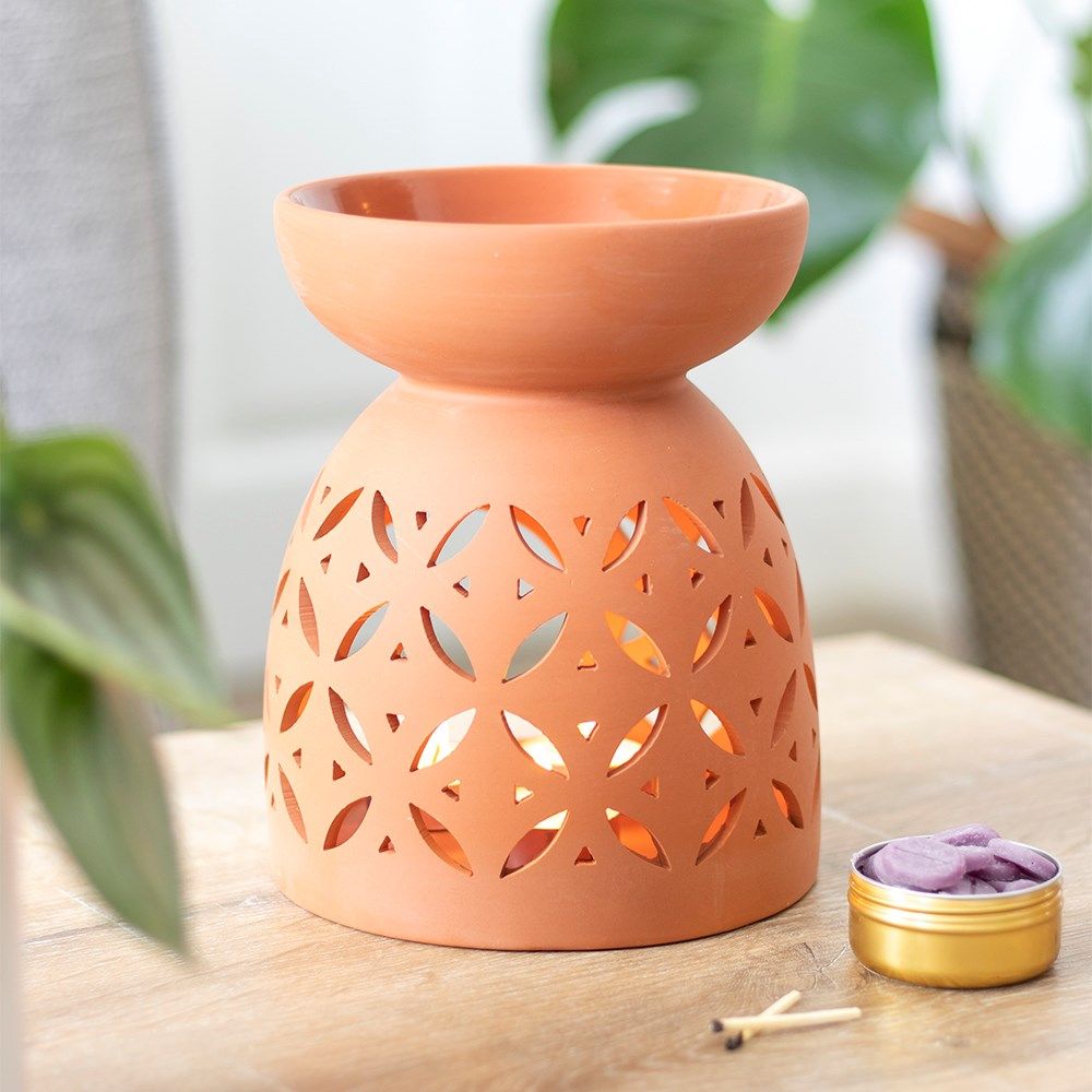 20cm Large Terracotta Fragrance Warmer