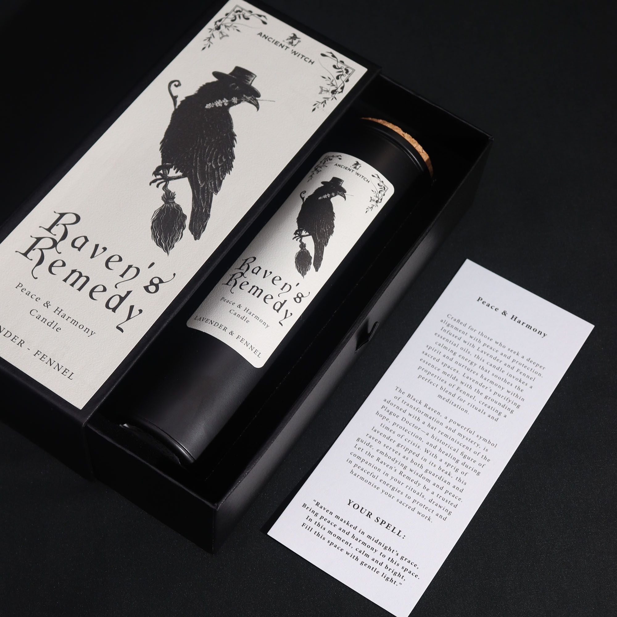 Ravens' Remedy Scented Candle - Lavender & Fennel