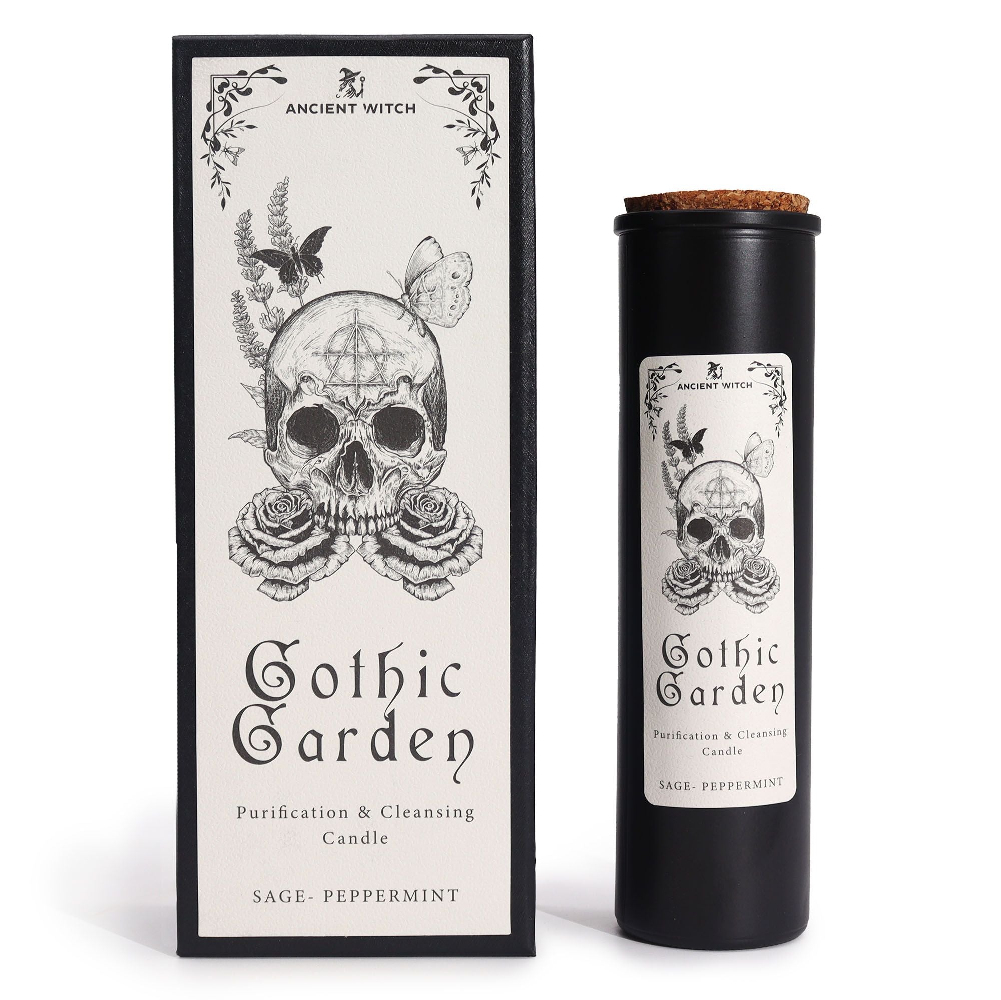 Gothic Garden Scented Candle - Sage & Peppermint