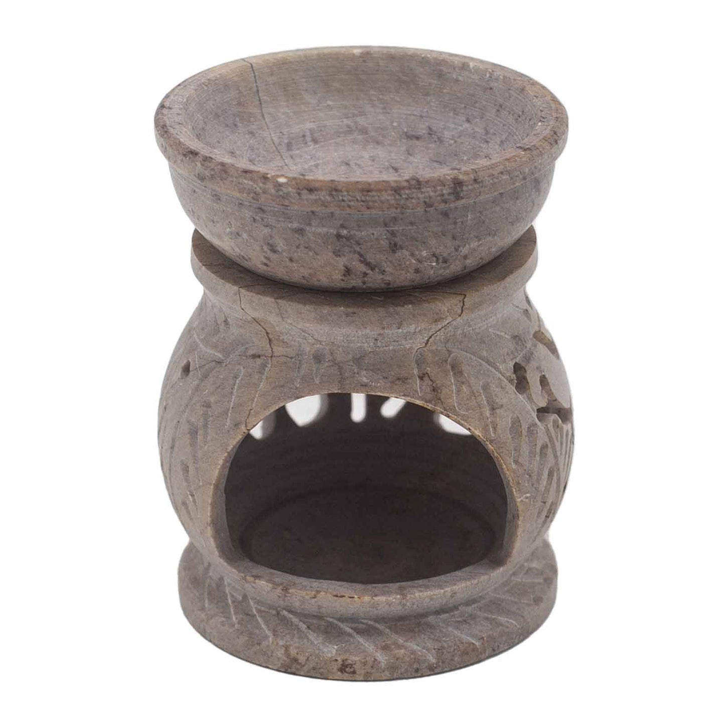 Small Soapstone Oil Diffuser 8cm - Elephant