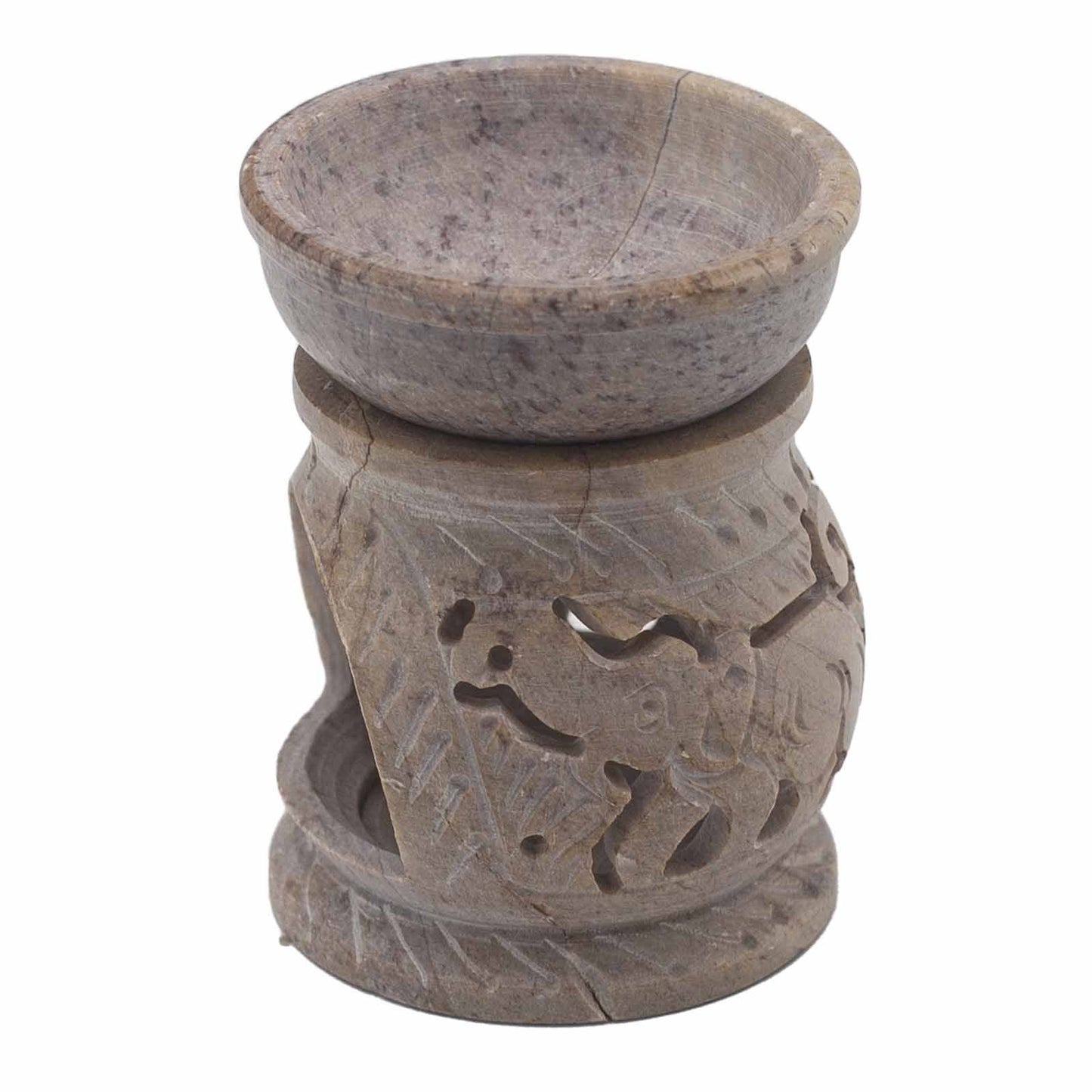 Small Soapstone Oil Diffuser 8cm - Elephant