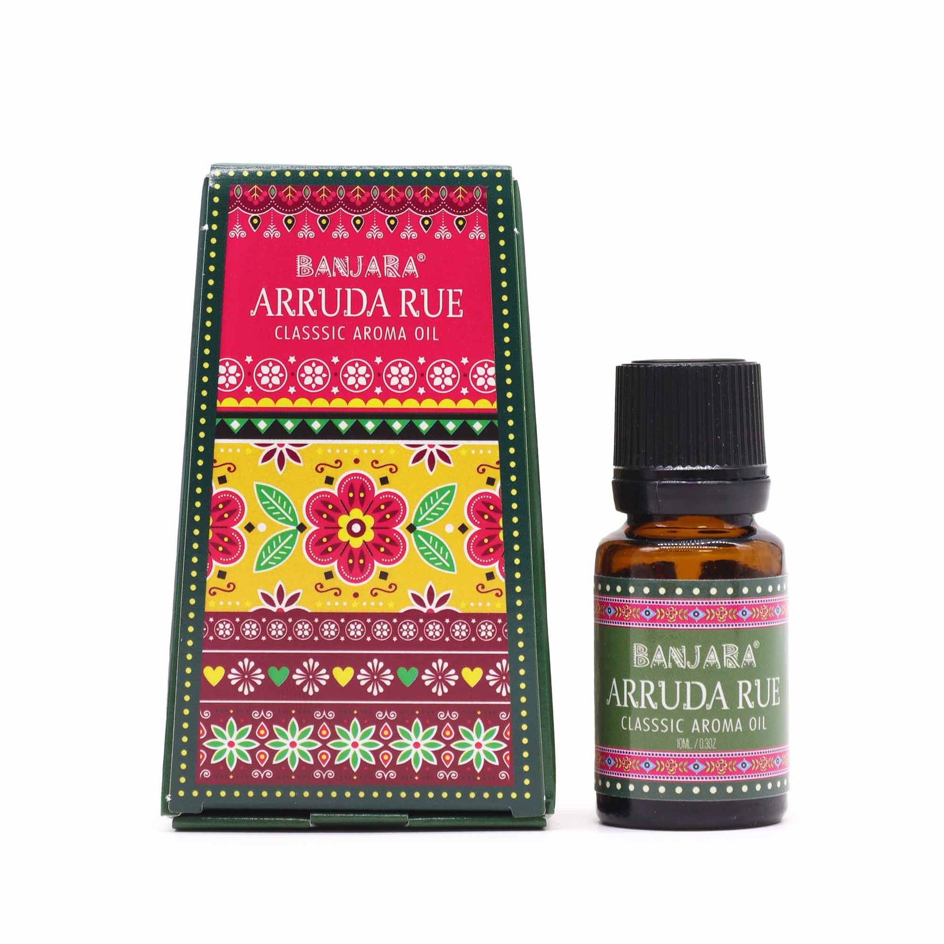 Banjara Arruda Rue Indian fragrance oil 10ml bottle with packaging