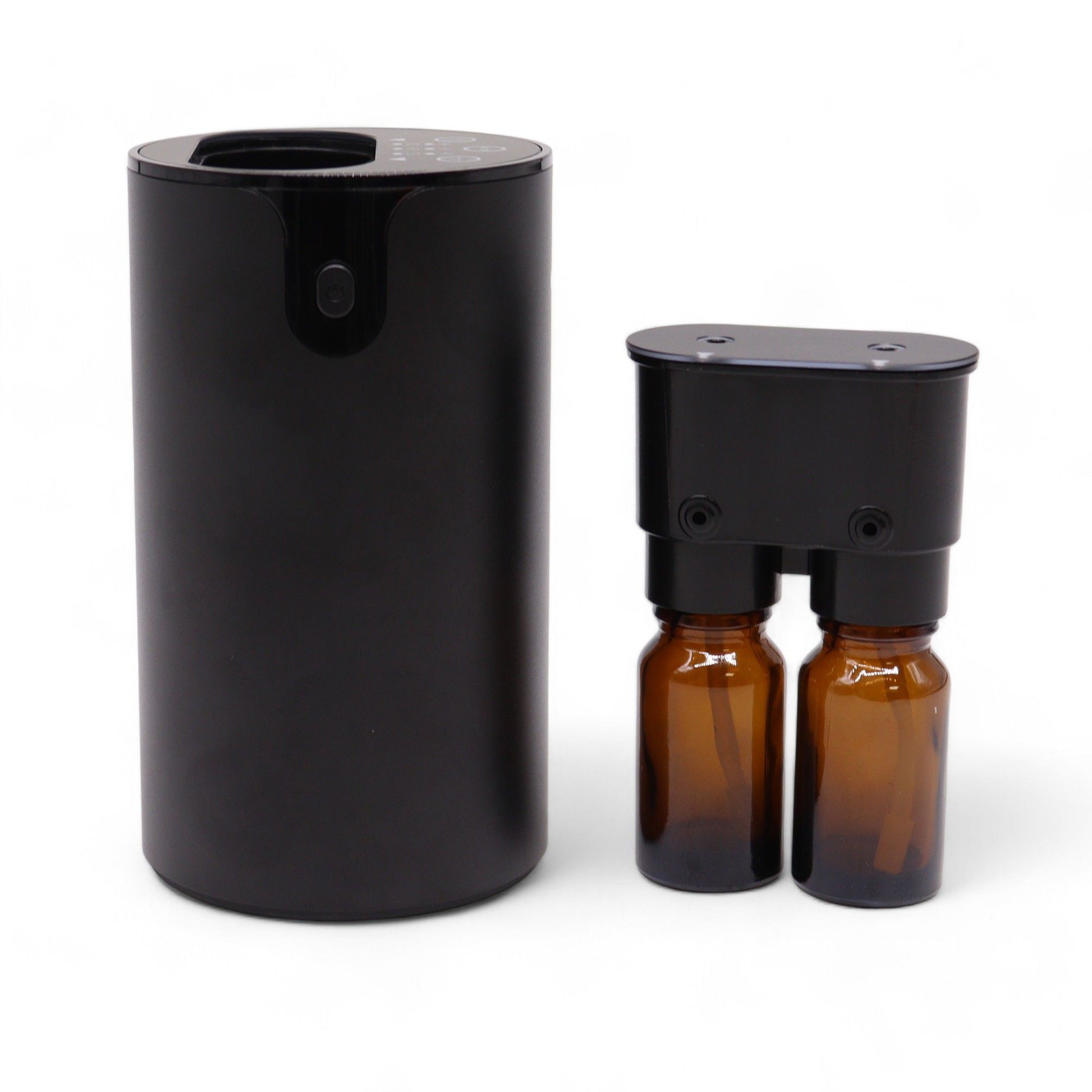 Double switchable waterless essential oil nebulizer with USB-C