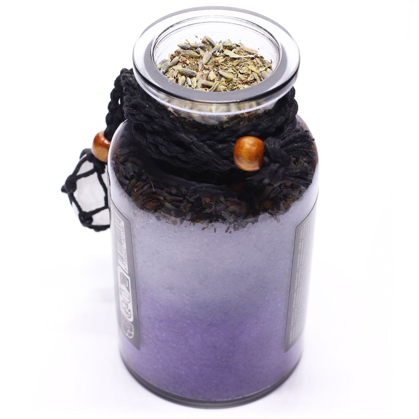 Rock Crystal Bath Salts & Crystal Amulet - Cleansing Ritual Set