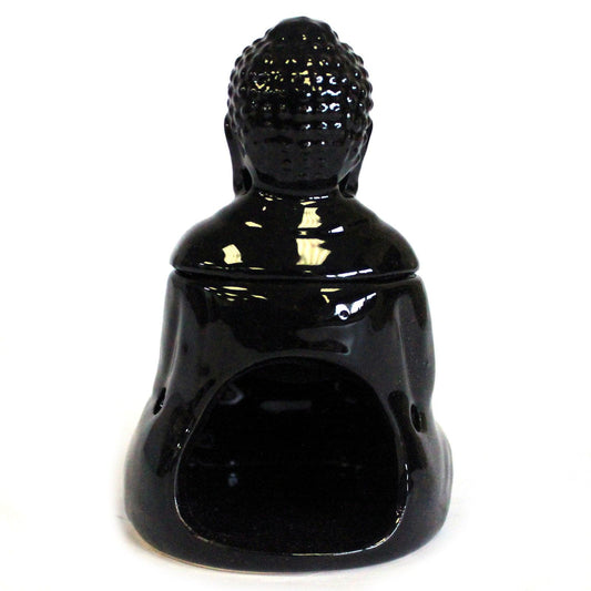 Sitting Buddha Fragrance Warmer - Black