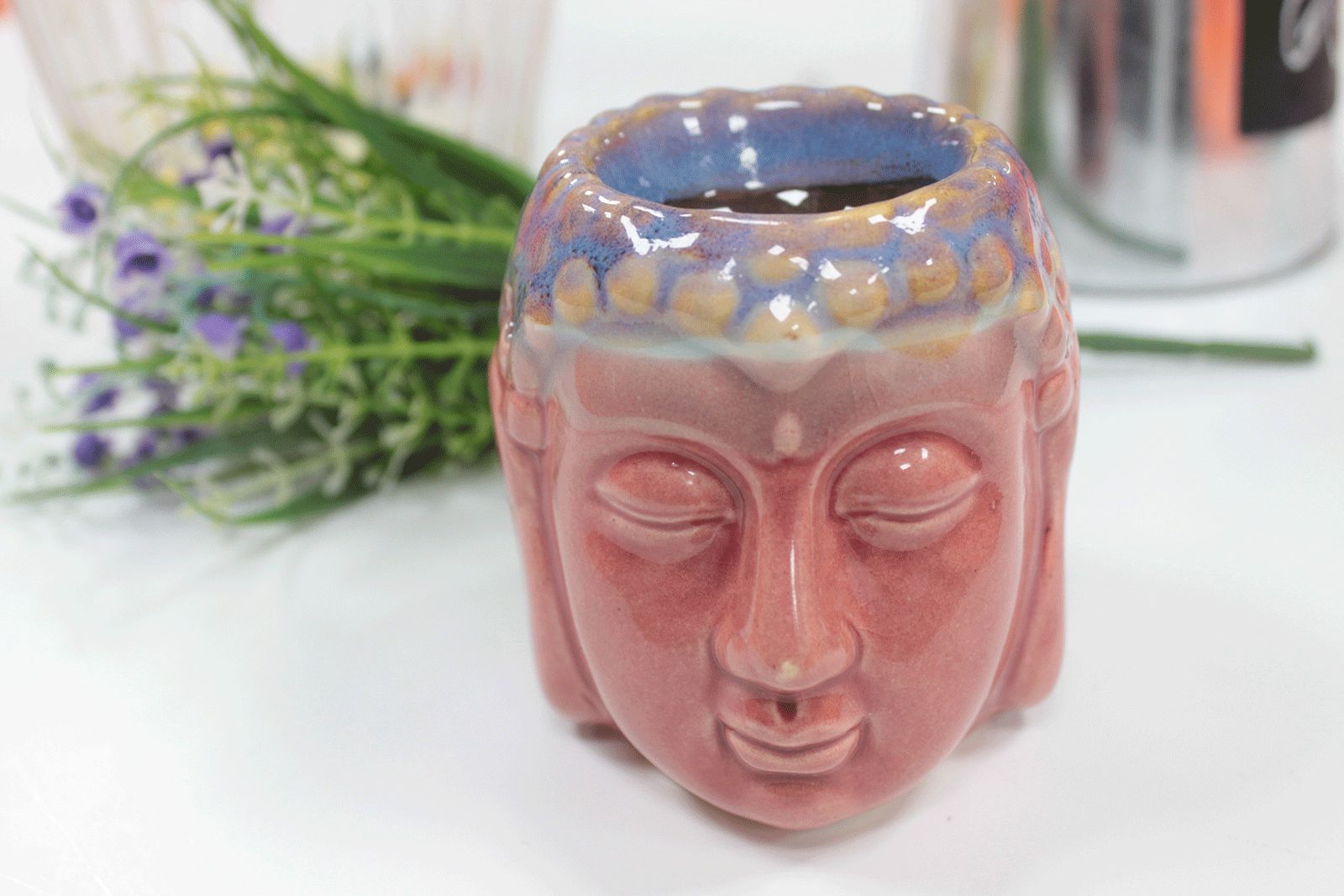 Buddha Fragrance Warmer - Rose & Teal