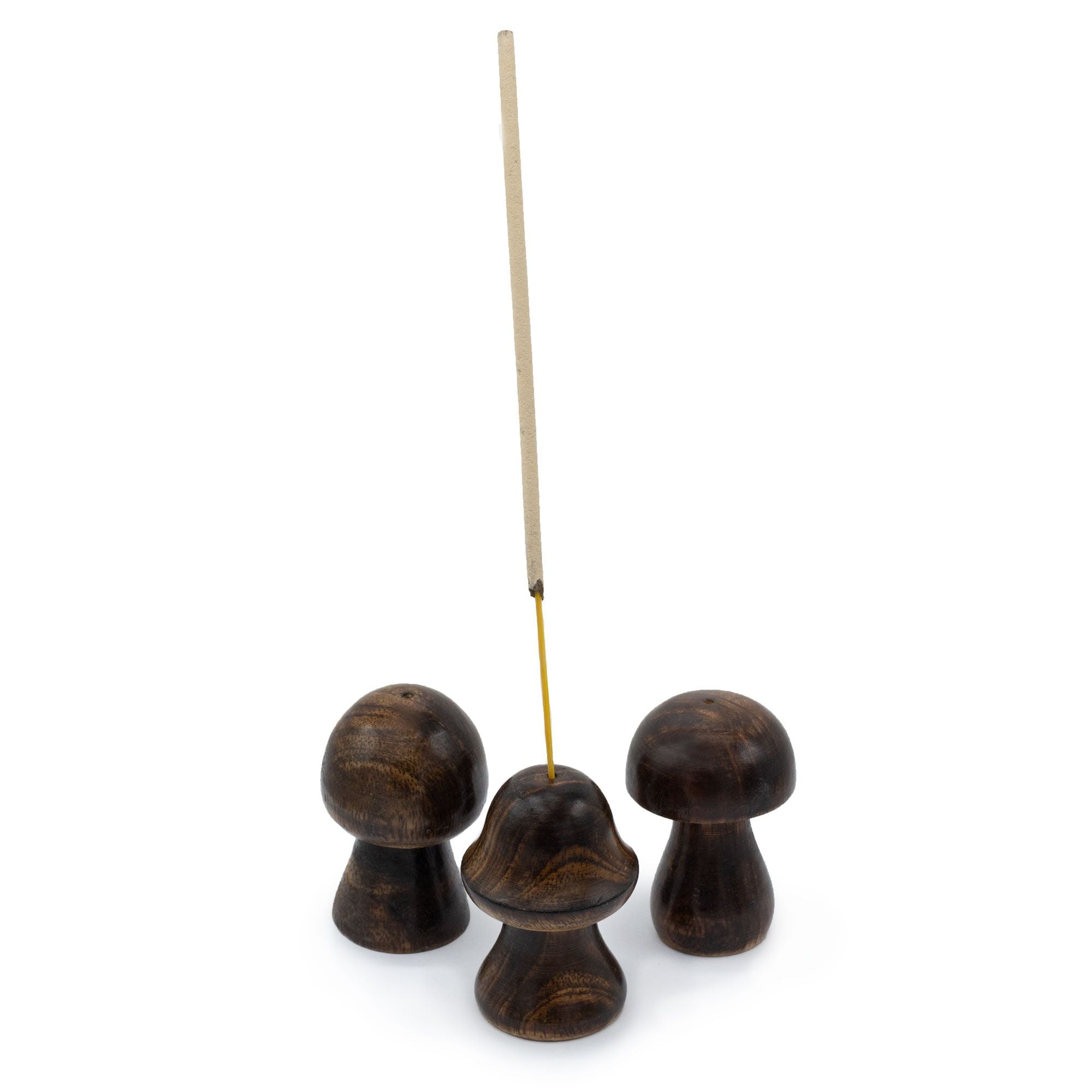 Set of 3 Mini Incense Mushroo (8cm 7cm 6.5cmms)