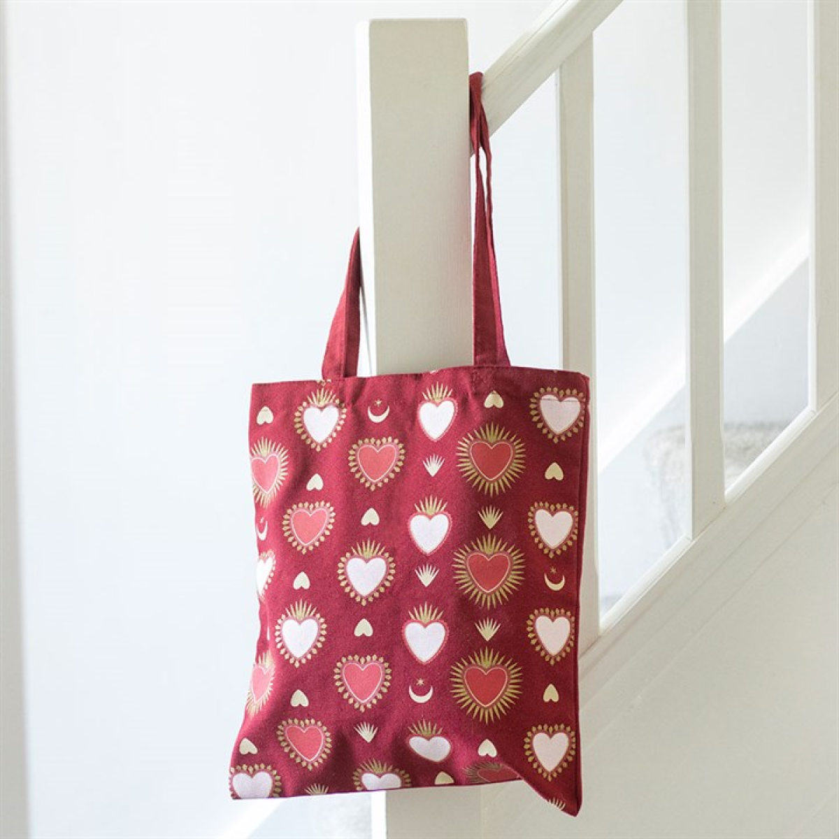 Vibrant Sacred Heart Eco Tote - Stylish, Durable, and Reusable