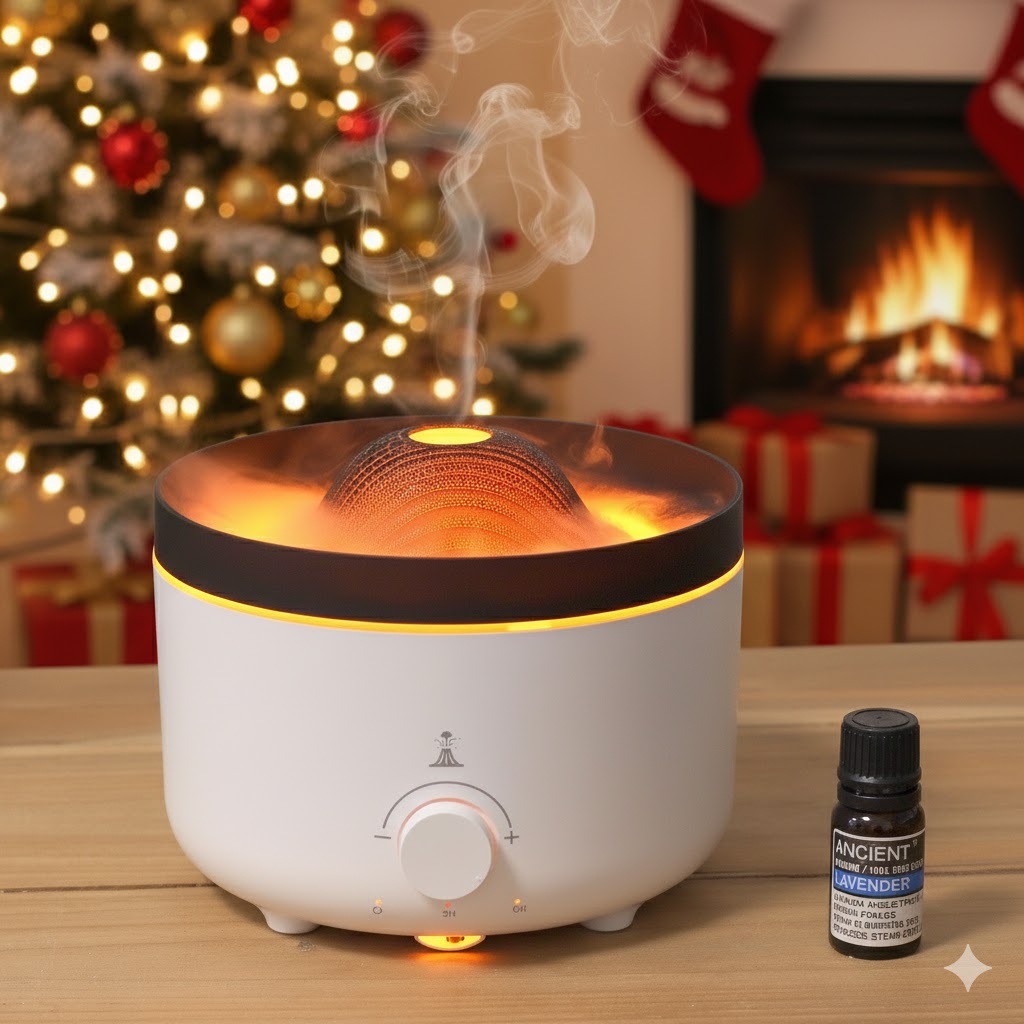 Large Volcano Effect Aroma Diffuser (plug) Two Colours - 560ml